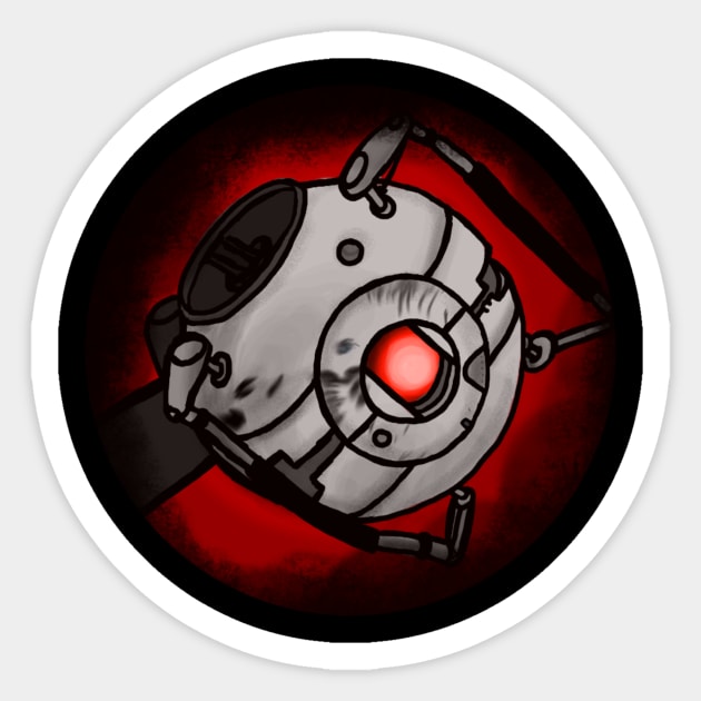 Wheatley (Red) Sticker by DestinyHunters